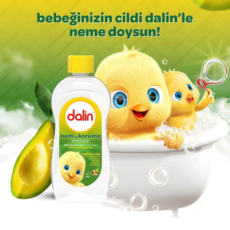 زيت الأطفال بزيت الأفوكادو 300 مل من دالين Dalin - 2