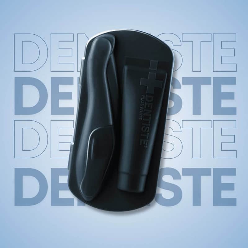 Dentiste مجموعة العناية بالفم للسفر من دينتيست بوكيت برو، أزرق داكن - 3