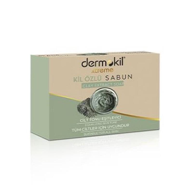 Dermokil صابون ديرموكيل الصلب بمستخلص الطين 100 غرام