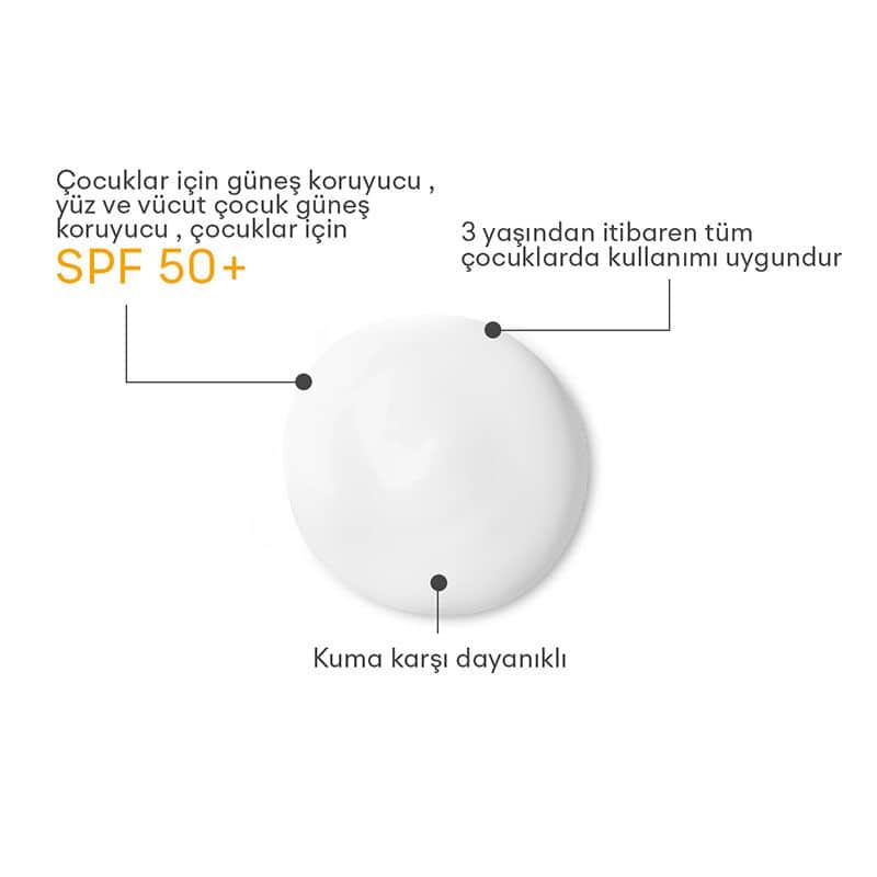 لوشن واقي شمس للأطفال SPF50+ 150 مل من أو تي سي إسطنبول إيلاج OTC İstanbul İlaç - 4