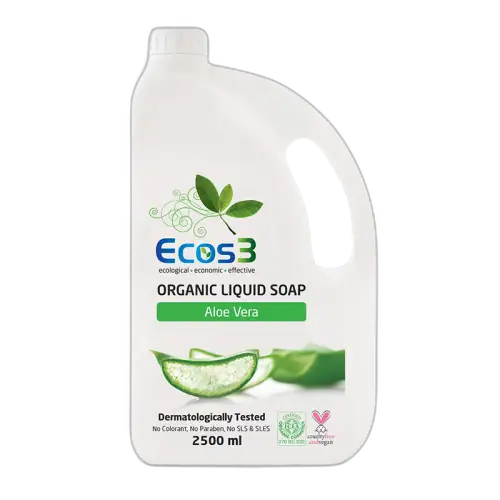 Ecos3 صابون سائل عضوي من إيكوس 3 بخلاصة الصبار 2500 مل - 1
