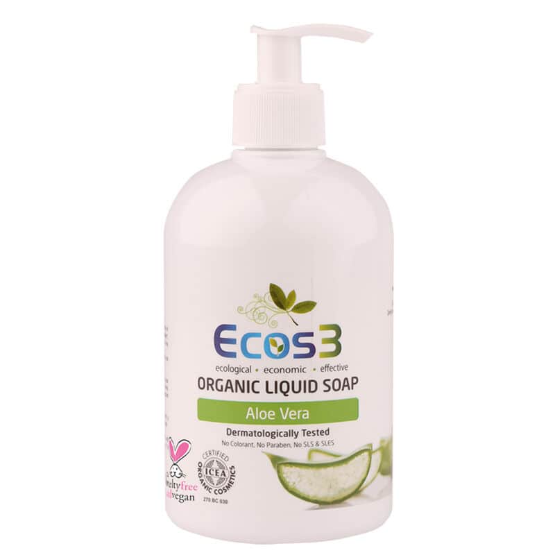 Ecos3 صابون سائل عضوي بخلاصة الصبار من إيكوس 3، 500 مل - 1