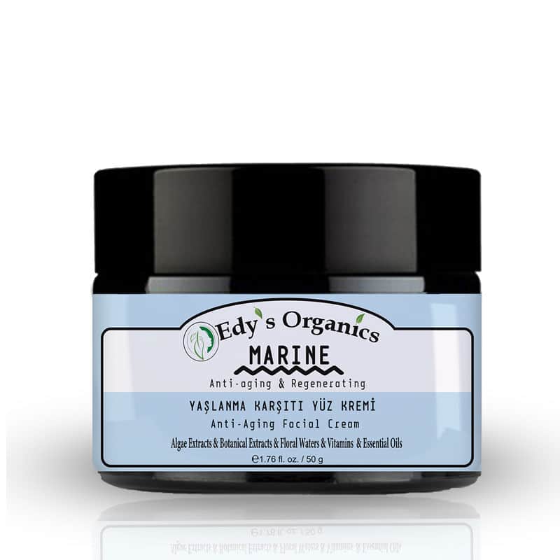 Edys Organics كريم الوجه المضاد للشيخوخة من إيديز أورجانيكس مارين ٥٠ جم - 1