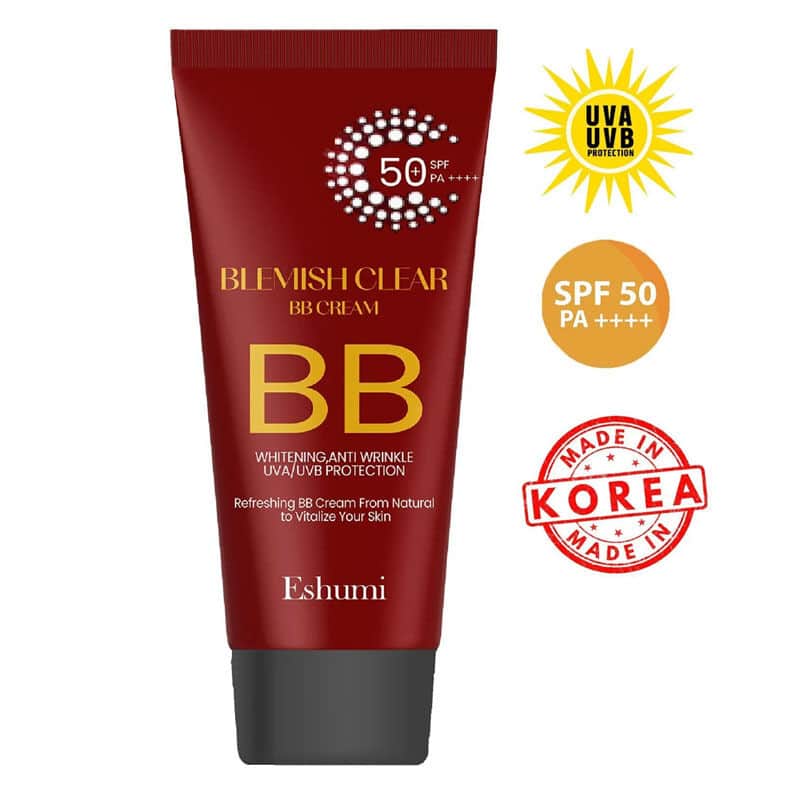كريم بي بي خالي من العيوب SPF 50+ PA++++ 50 مل من إيشومي Eshumi - 2