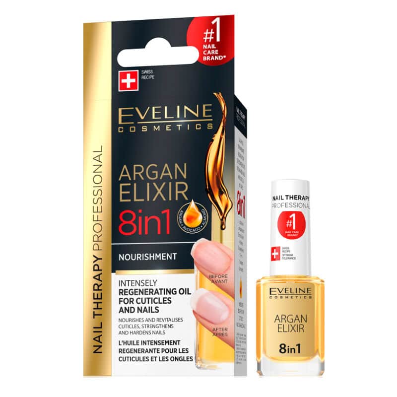 Eveline Cosmetics علاج أظافر بالأرغان من إيفلين كوزمتكس 12 مل - 1