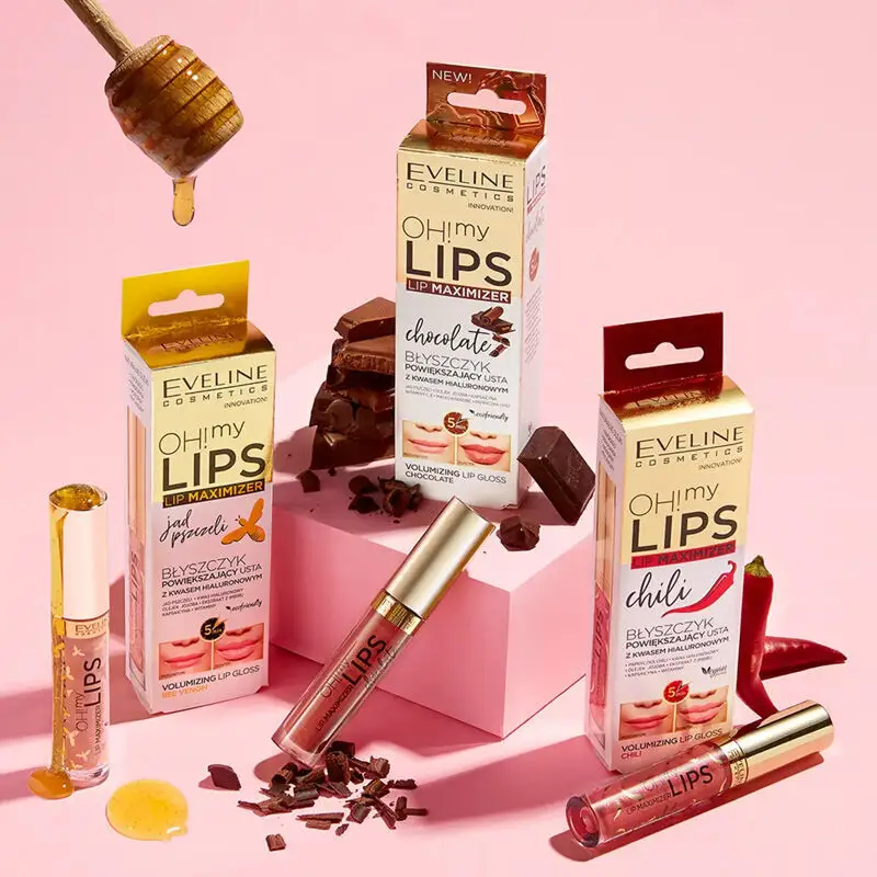 Eveline Cosmetics ملمع شفاه أوه ماي ليبس من إيفلين كوزمتكس، 4.5 مل، لون الفلفل الحار - 4