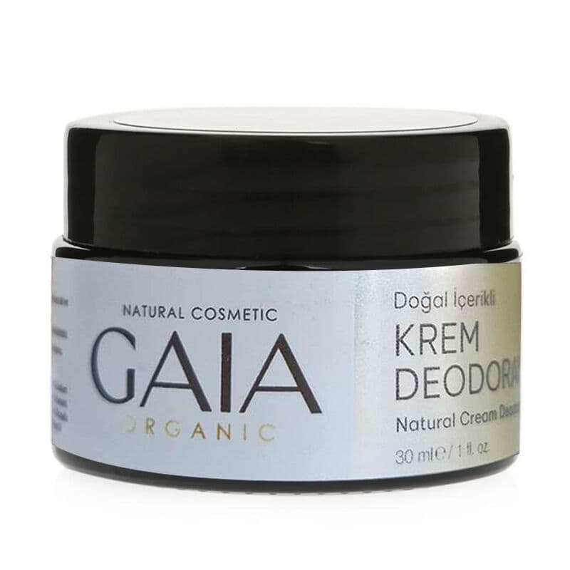 Gaia Organic مزيل عرق كريمي طبيعي عضوي من جايا، 30 مل