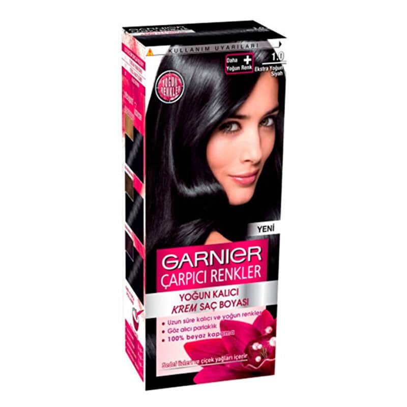 Garnier صبغة شعر غارنييه سترايكنج كولورز 1.0 إكسترا إنتنس بلاك - 1