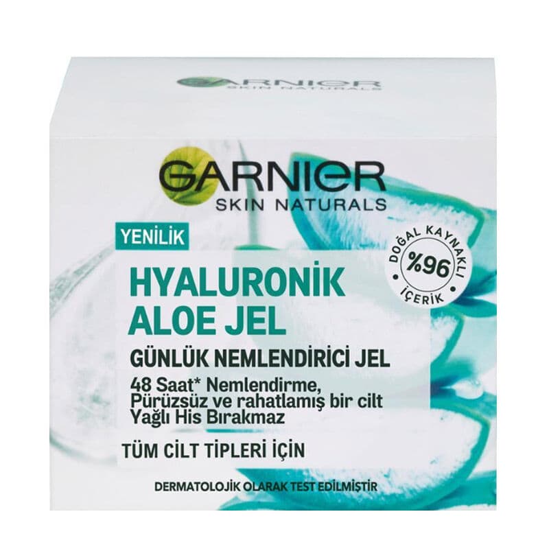 Garnier جل غارنييه هيالورونيك ألوفيرا جل مرطب يومي ٥٠ مل