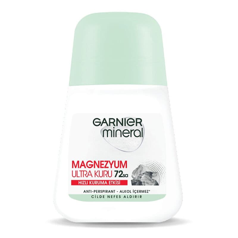 Garnier غارنييه مينيرال ماغنيسيوم ألترا دراي رول أون ٥٠ مل