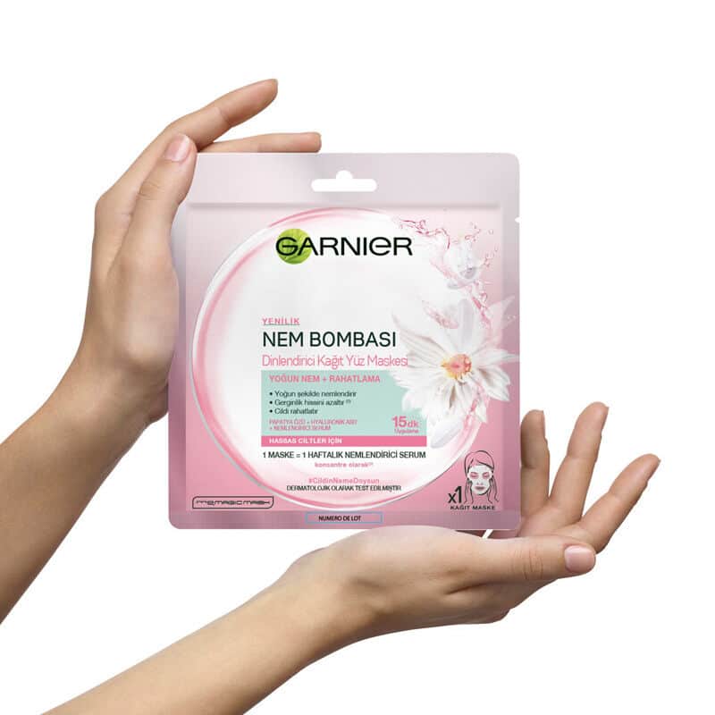 Garnier قناع غارنييه مويستشر بومب الورقي المريح للوجه، 28 غرام - 2