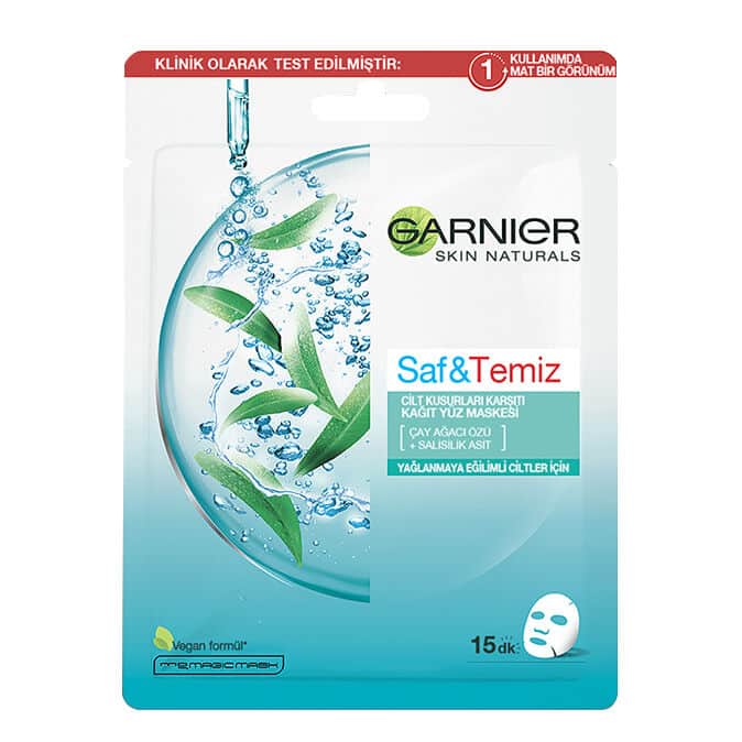 Garnier قناع غارنييه بيور آند كلين للوجه، 23 غرام - 1