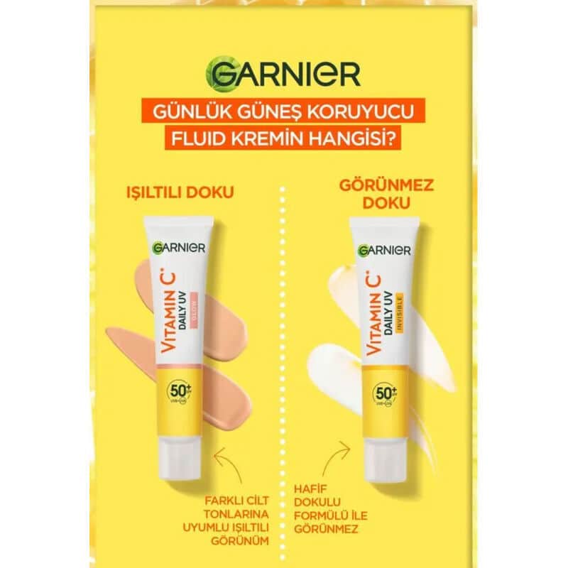 Garnier غارنييه فيتامين سي واقي شمس يومي بعامل حماية من الأشعة فوق البنفسجية 50، 40 مل ملون - 2