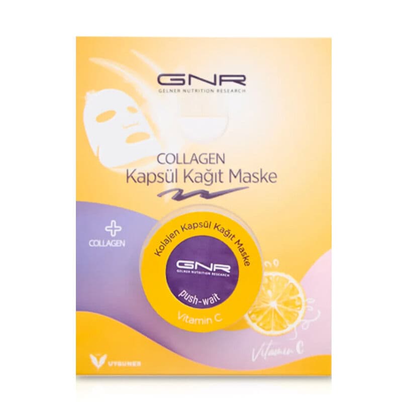 Gnr Collagen قناع ورقي من كبسولات الكولاجين من جي إن آر، قطعة واحدة