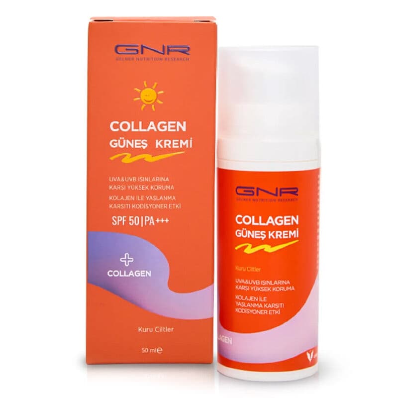 كريم واقي شمس للبشرة الجافة SPF 50 بحجم 50 مل من جنر كولاجين Gnr Collagen