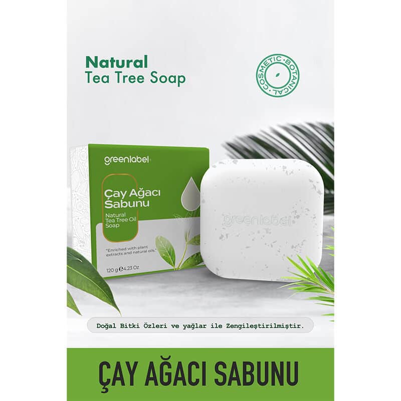 Greenlabel صابون شجرة الشاي من جرين ليبل 120 جرام - 3