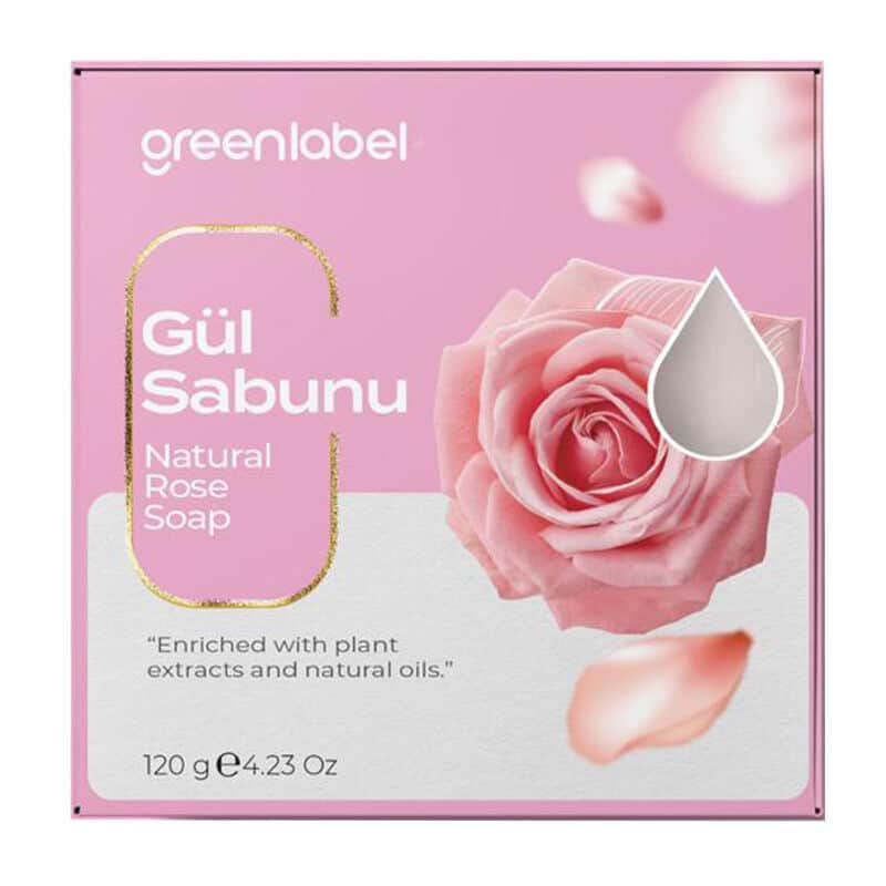 Greenlabel صابون الورد من جرين ليبل 120 جرام - 1