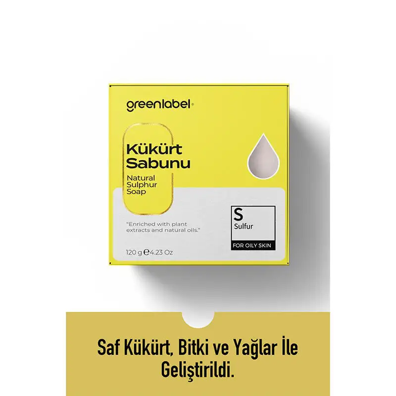 Greenlabel صابون الكبريت من جرين ليبل 120 جرام - 4