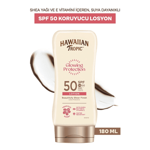 Hawaiian Tropic لوشن هاوايان تروبيك للوقاية من الشمس بعامل حماية 50، 180 مل - 2