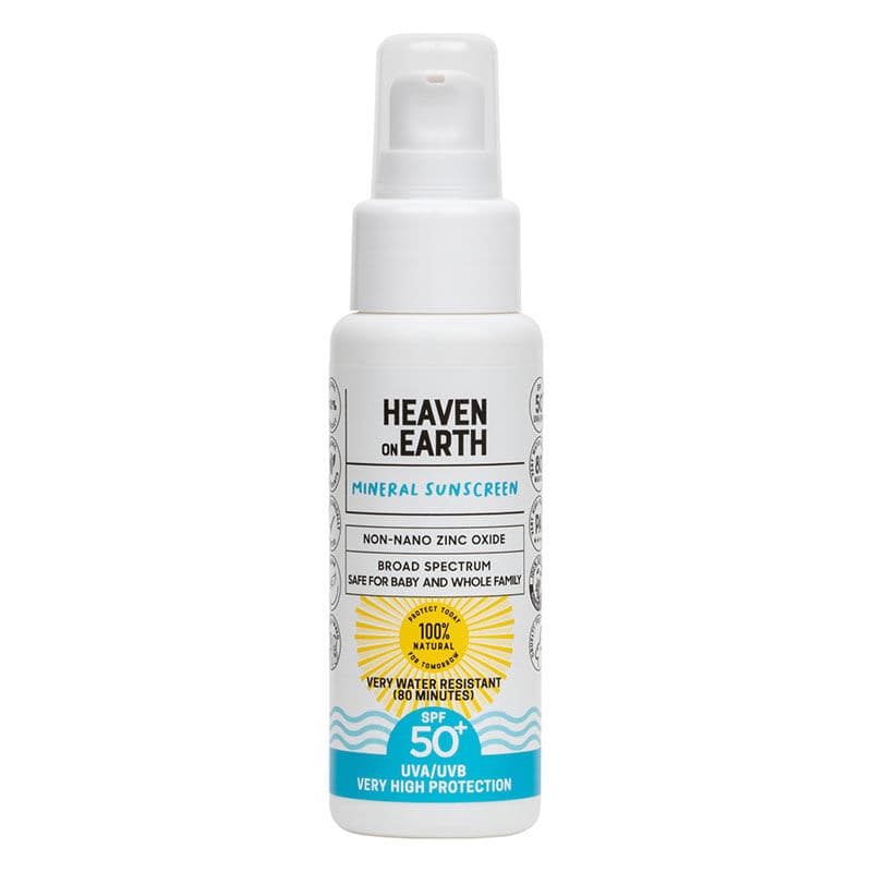 Heaven On Earth واقي الشمس هيفن أون إيرث المعدني بعامل حماية من الشمس 50+، 50 مل