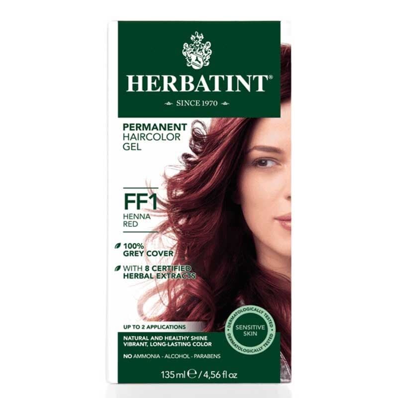 صبغة شعر هيرباتينت FF1 حمراء حناء Herbatint