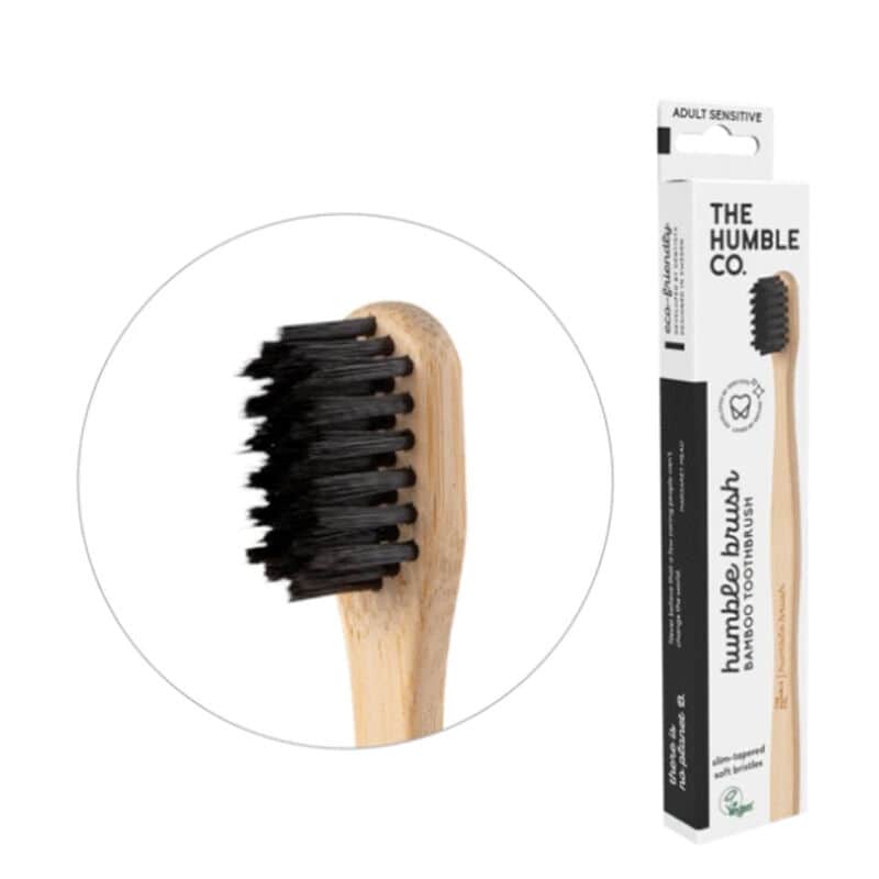 Humble Brush فرشاة أسنان هامبل براش فائقة النعومة سوداء - 3