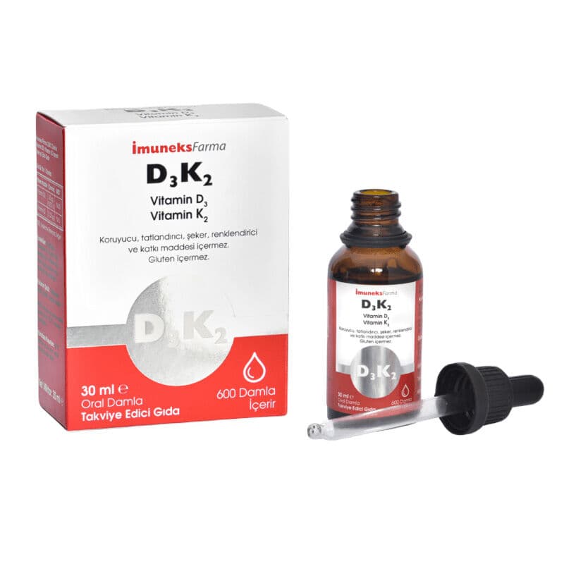 Imuneks قطرات طعام مكمل غذائي إيمونيكس دي 3 كيه 2 30 مل