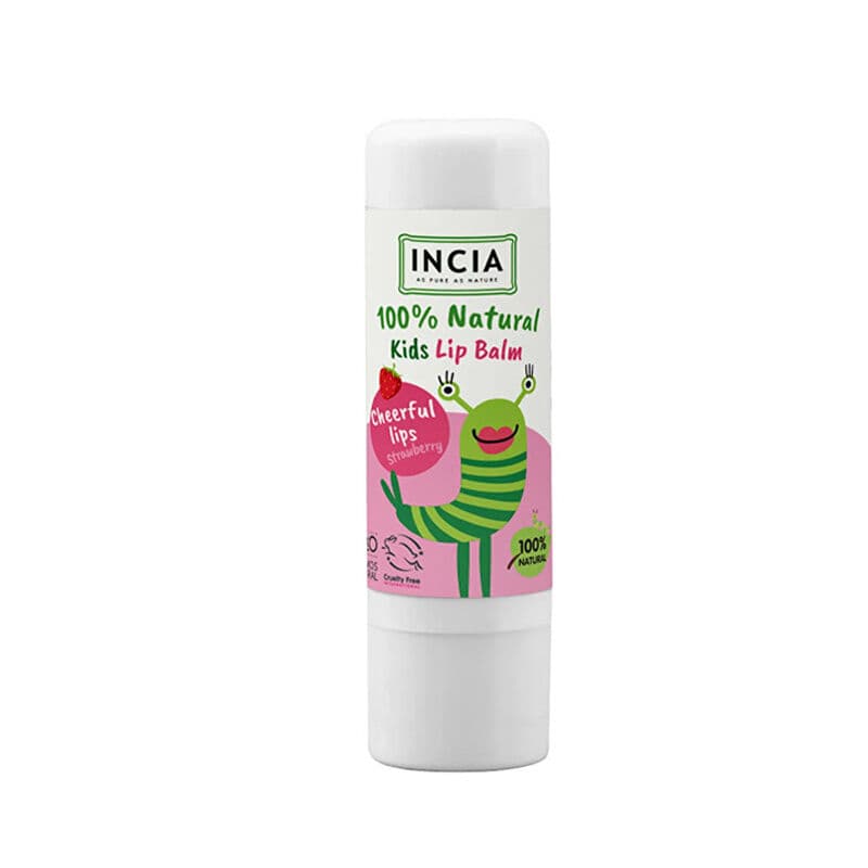 INCIA مرطب شفاه طبيعي 100% للأطفال من إنشيا، 6 غرام