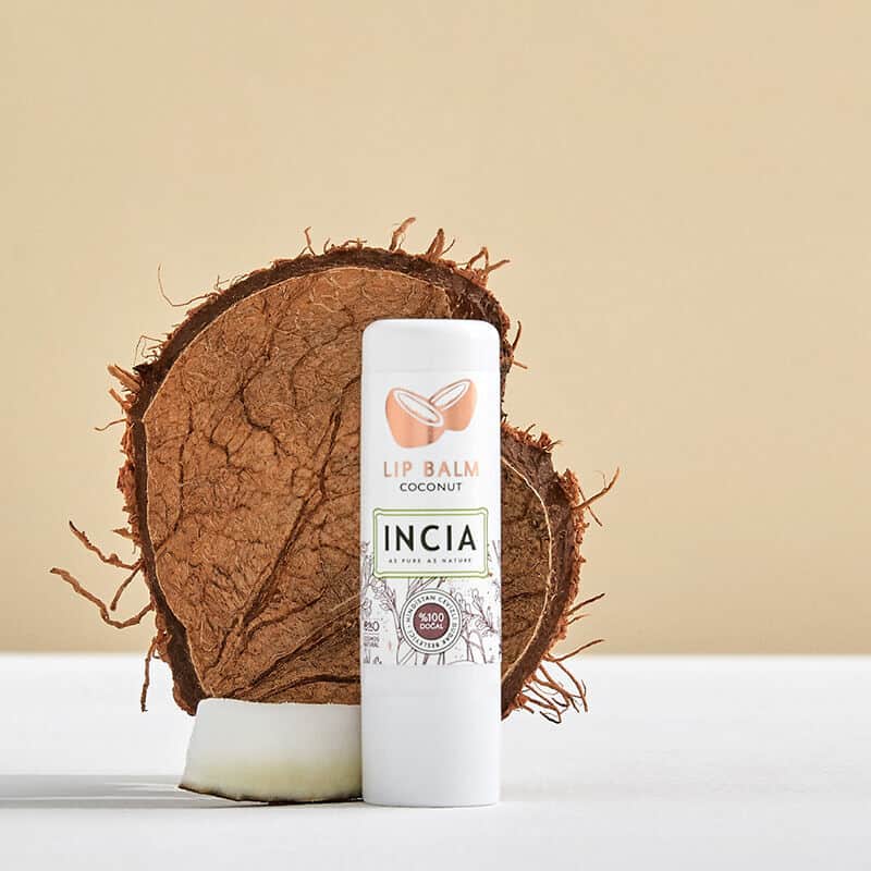 INCIA مرطب شفاه طبيعي بجوز الهند من إنسيا، 6 غرام - 4