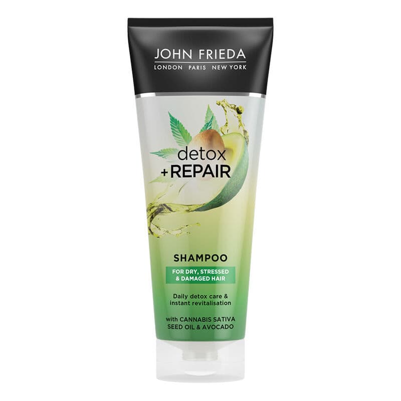 John Frieda شامبو جون فريدا للتخلص من السموم وإصلاح الشعر الجاف والتالف 250 مل