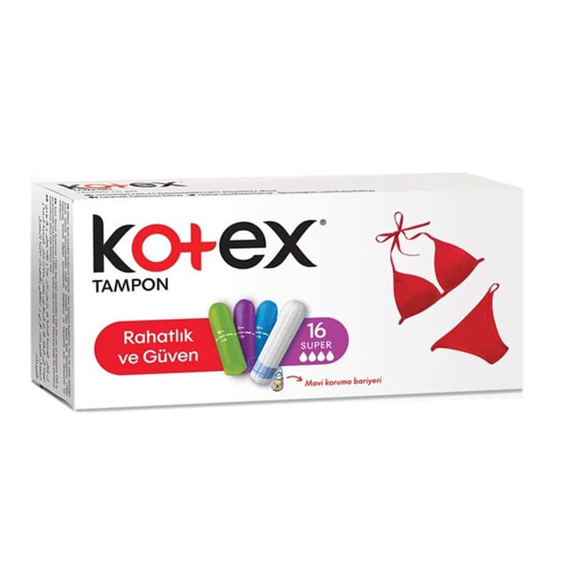 Kotex كوتكس تامبون سوبر 16 قطعة - 1