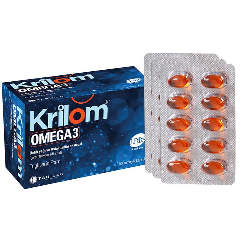 Krilom كريلوم أوميجا 3 50 كبسولة لينة