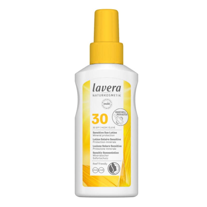 لوشن شمس حساس SPF30 100 مل من لافيرا Lavera