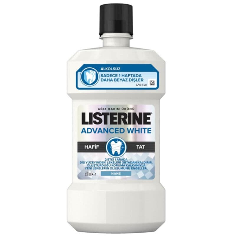 Listerine ليسترين أدفانسد وايت لايت تيست 500 مل