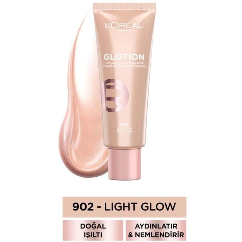 L'Oreal Paris لوريال باريس غلوشن ناتشورال غلو ايلومينتور رقم 902 لايت غلو 40 مل - 2