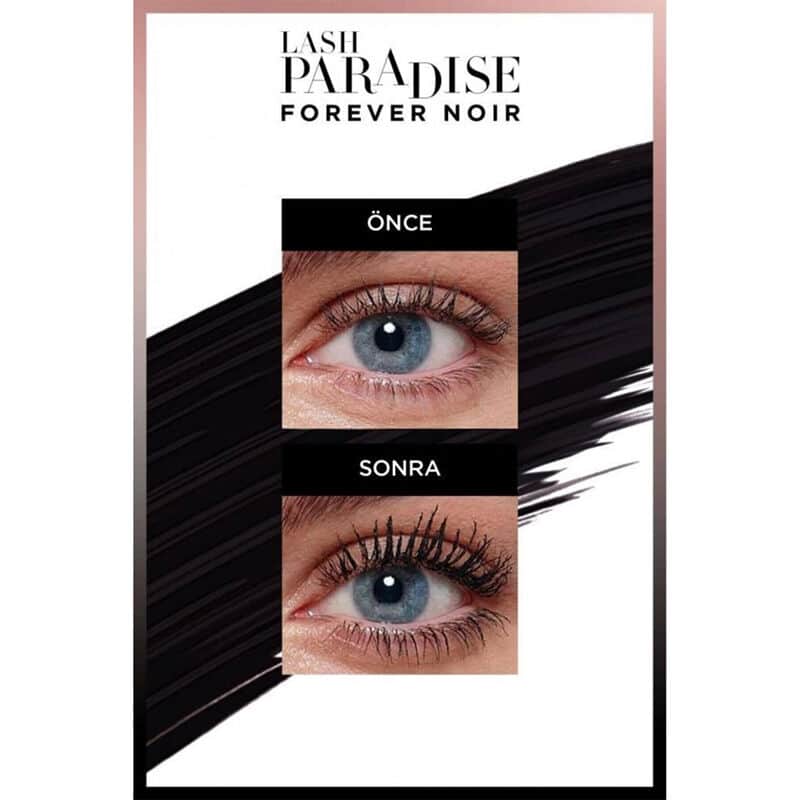 L'Oreal Paris ماسكارا لاش بارادايس فوريفر نوار من لوريال باريس، لون أسود، 6.4 مل - 3