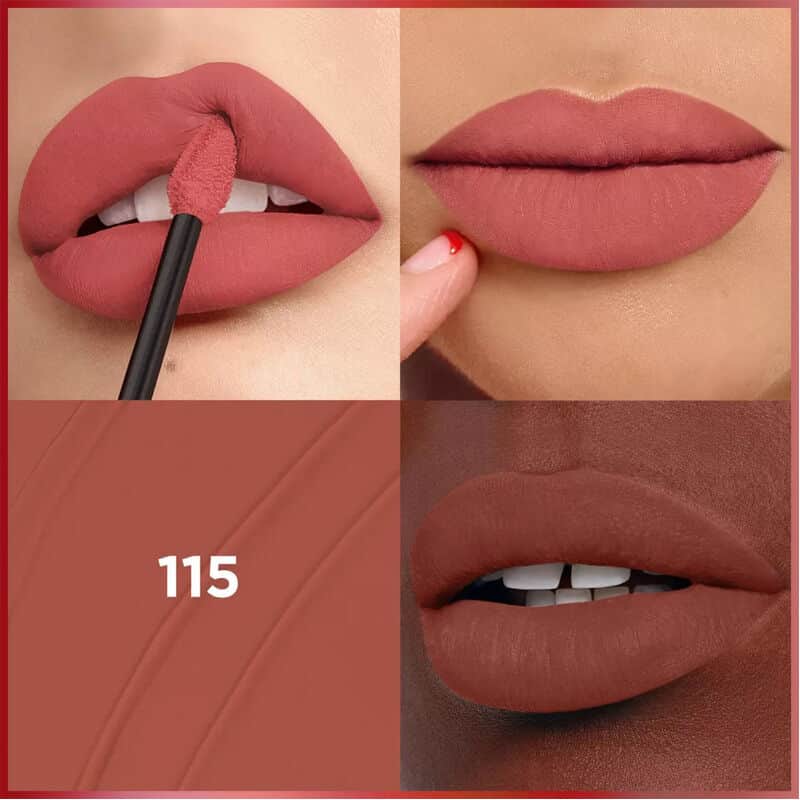 L'Oreal Paris أحمر شفاه سائل غير لامع من لوريال باريس 115 غفوة منبهك - 3