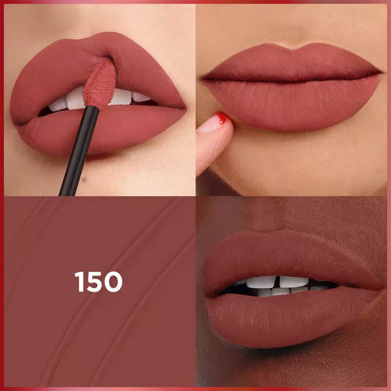 L'Oreal Paris أحمر شفاه سائل غير لامع من لوريال باريس، 150 يوم الأحد الكسول - 3
