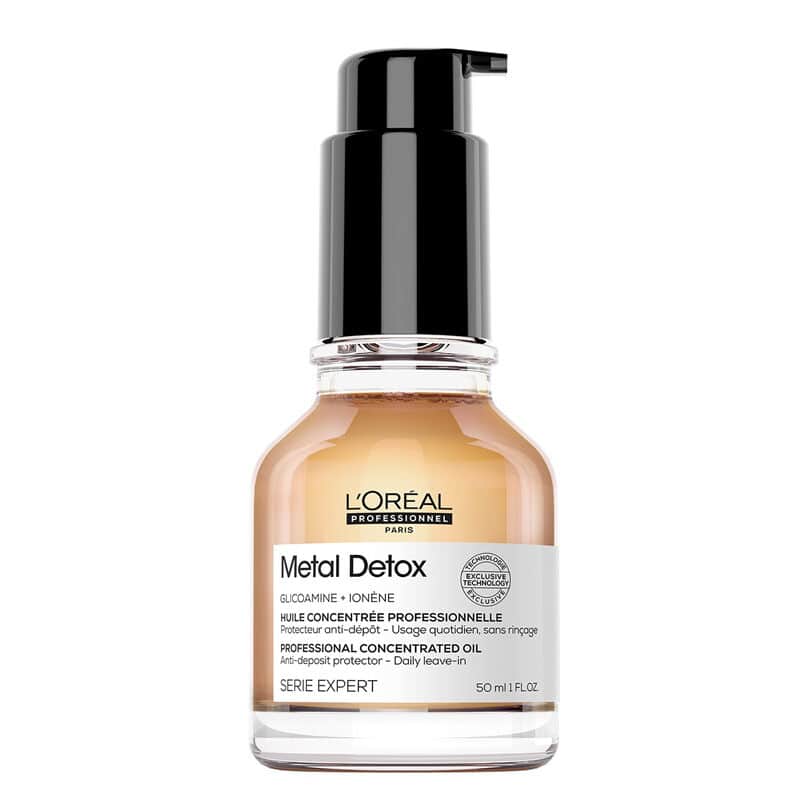 L'Oreal Paris زيت لوريال بروفيشنال المركز لإزالة السموم المعدنية للشعر المغذي بالكامل واللامع 50 مل - 1