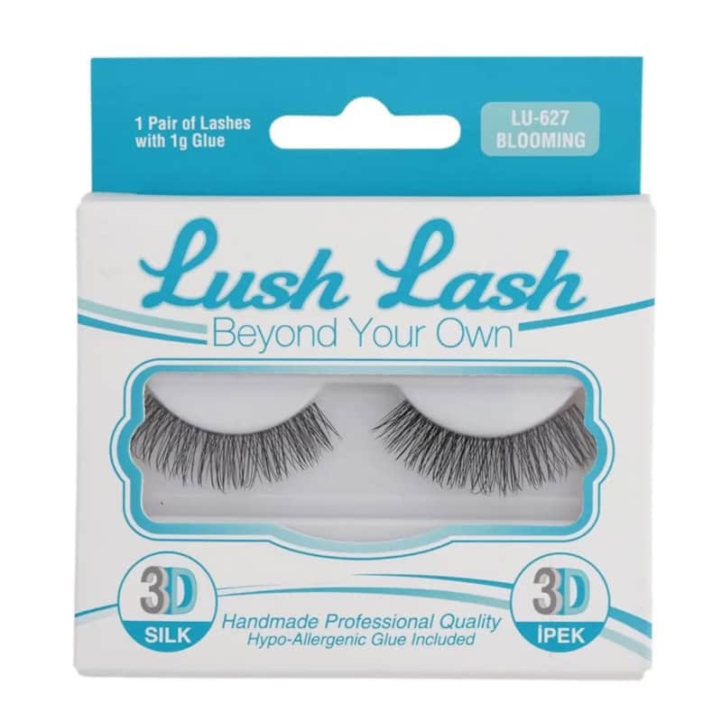 Lush Lash رموش لاش حريرية ثلاثية الأبعاد بلومينج لو 627 - 1