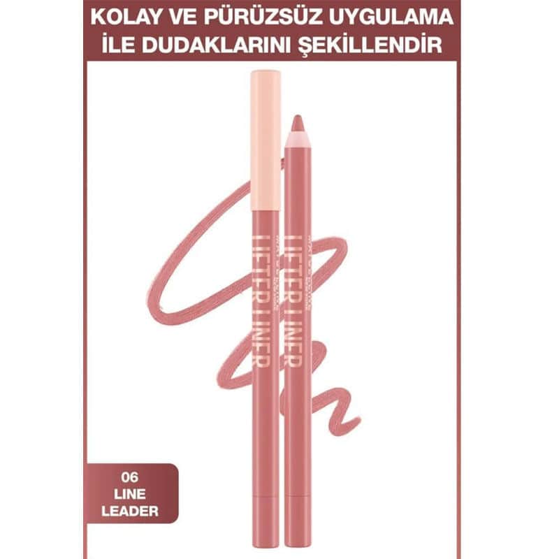 Maybelline قلم تحديد الشفاه مايبيلين ليفت لاينر 06 لاين ليدر - 3