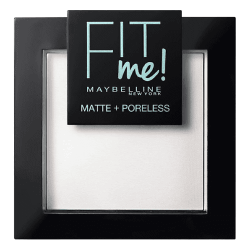 Maybelline بودرة مايبيلين نيويورك فيت مي مات+بورليس 90 شفافة - 1