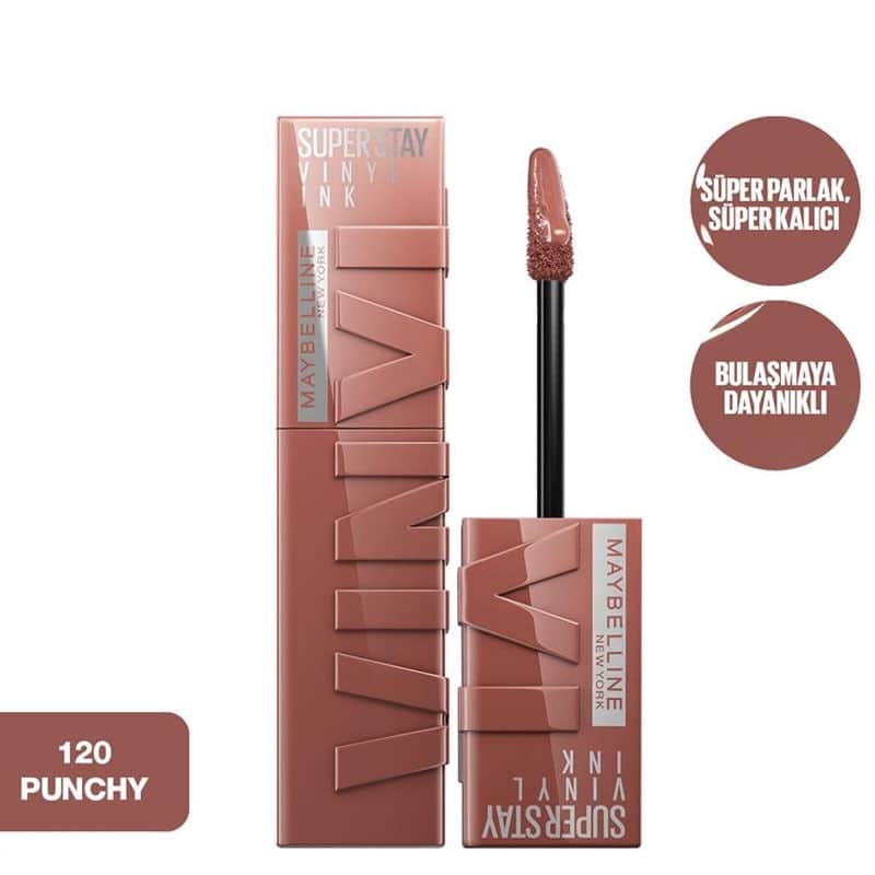Maybelline أحمر شفاه سائل لامع سوبر ستاي فينيل إنك من مايبيلين نيويورك 120 قوي - 2
