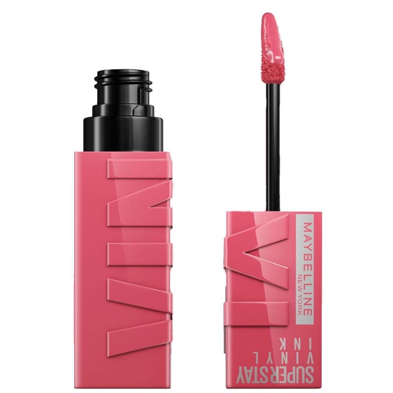Maybelline أحمر شفاه سائل لامع سوبر ستاي فينيل إنك من مايبيلين نيويورك 145 روج