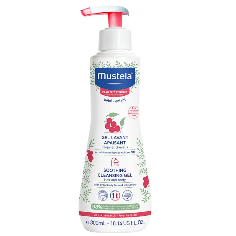 Mustela جل موستيلا المنظف والمهدئ للشعر والجسم 300 مل - 1