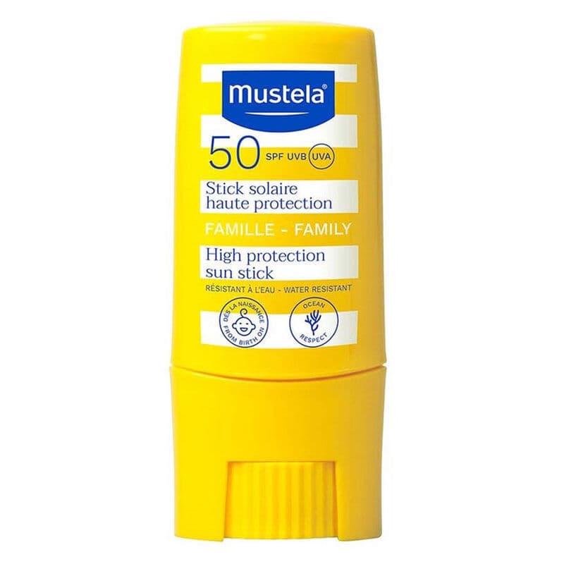 ستيك واقي شمس SPF50+ حماية عالية جداً 9 مل من موستيلا Mustela
