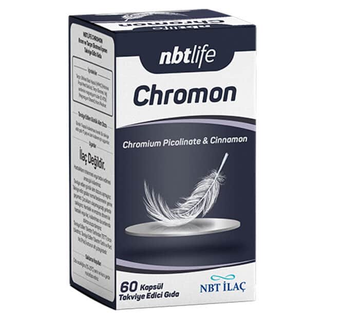 مكمل غذائي كرومون 90 كبسولة من إن بي تي لايف Nbt Life - 1