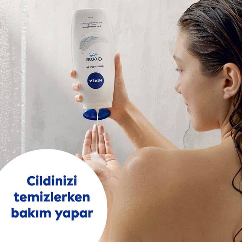 NIVEA جل الاستحمام كريم سوفت من نيفيا 750 مل - 3