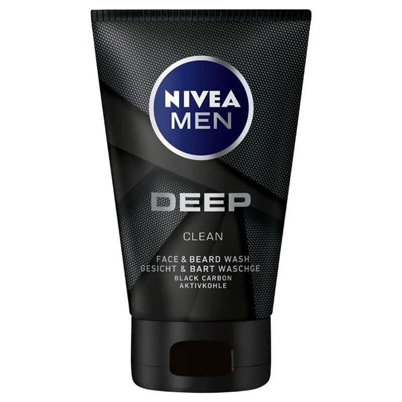 NIVEA غسول جل نيفيا ديب دايمنشن للوجه واللحية 100 مل