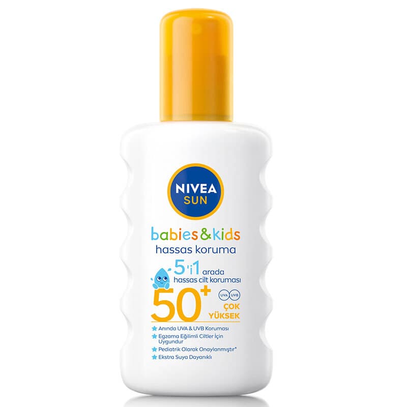 NIVEA نيفيا صن كيدز سبراي حماية من الشمس بعامل حماية 50+ 200 مل